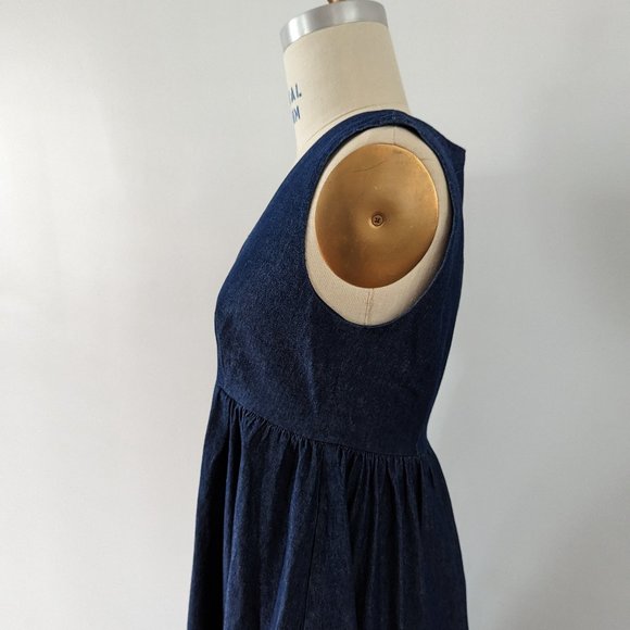 NWT! Kate Spade NY Chambray Vineyard Midi Dress Size 4 Indigo Denim - Picture 11 of 14